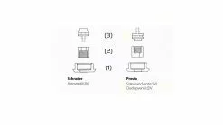 CFP Minipumpe Tele-Pocket -Fahrrad Verkaufsladen az 0196581 5525 3